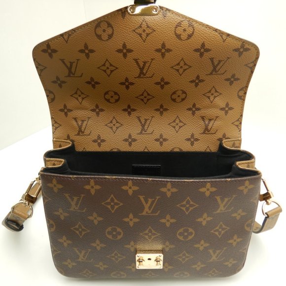 Louis Vuitton Monogram Reverse Pochette Metis MM Brown - Picture 7 of 8